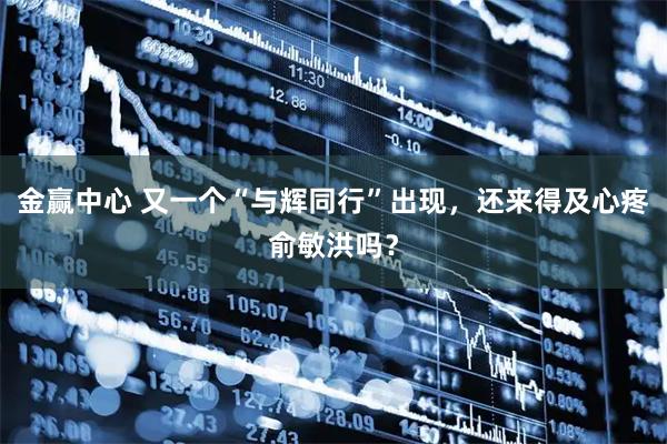 金赢中心 又一个“与辉同行”出现，还来得及心疼俞敏洪吗？